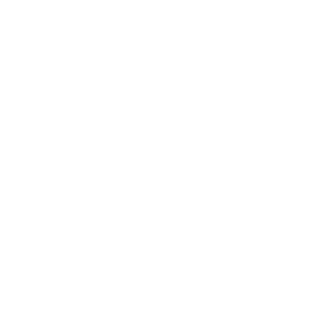 Minimalistična bela ilustracija dveh rok, ki objemata planet Zemljo z zvezdami, simbol skrbi za naravo in harmonije z okoljem pri Lunin vrt.